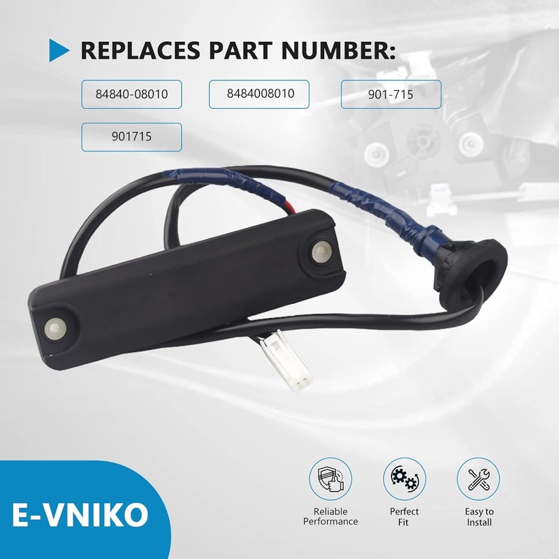 E-Vniko Liftgate Latch Release Switch Compatible with Toyota Sienna 2004-2010, Scion tC 2005-2010, Lexus GS LS RX Serries Replacement Rear Tailgate Trunk Hatch Lock Switch Assembly 84840-08010 - Image 3